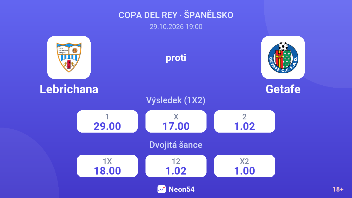 Lebrichana – Getafe — kurzy
