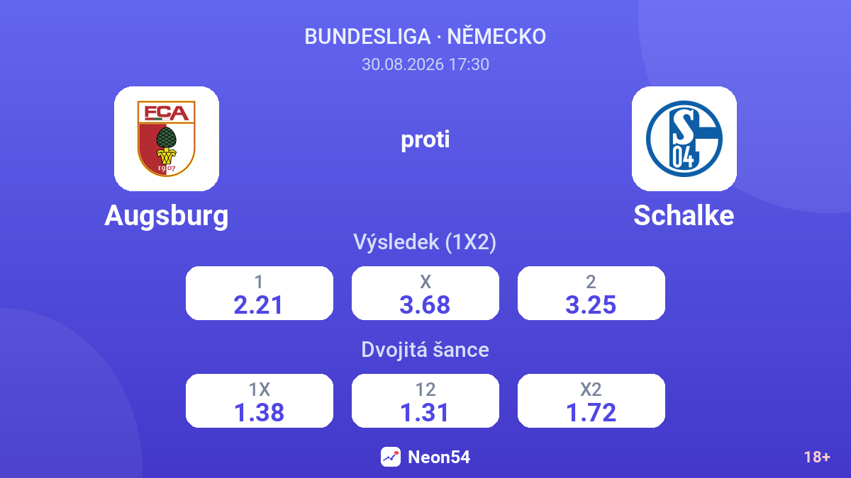 Augsburg – Schalke — kurzy