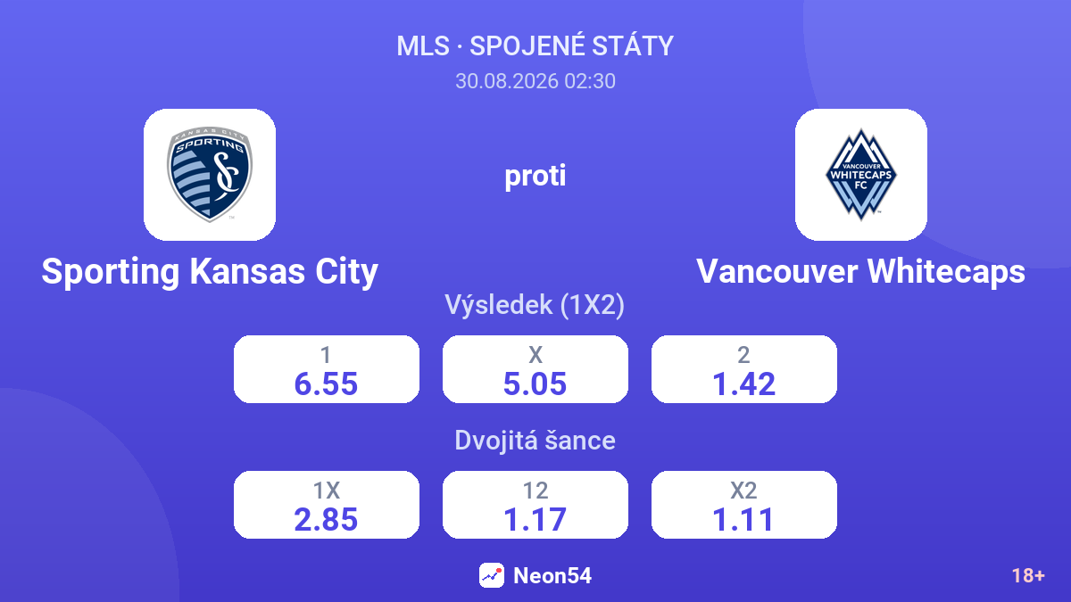 Sporting Kansas City – Vancouver Whitecaps — kurzy
