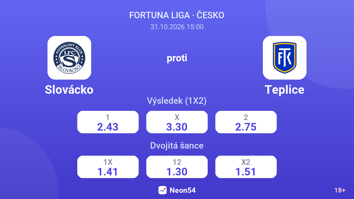Slovácko – Teplice — kurzy