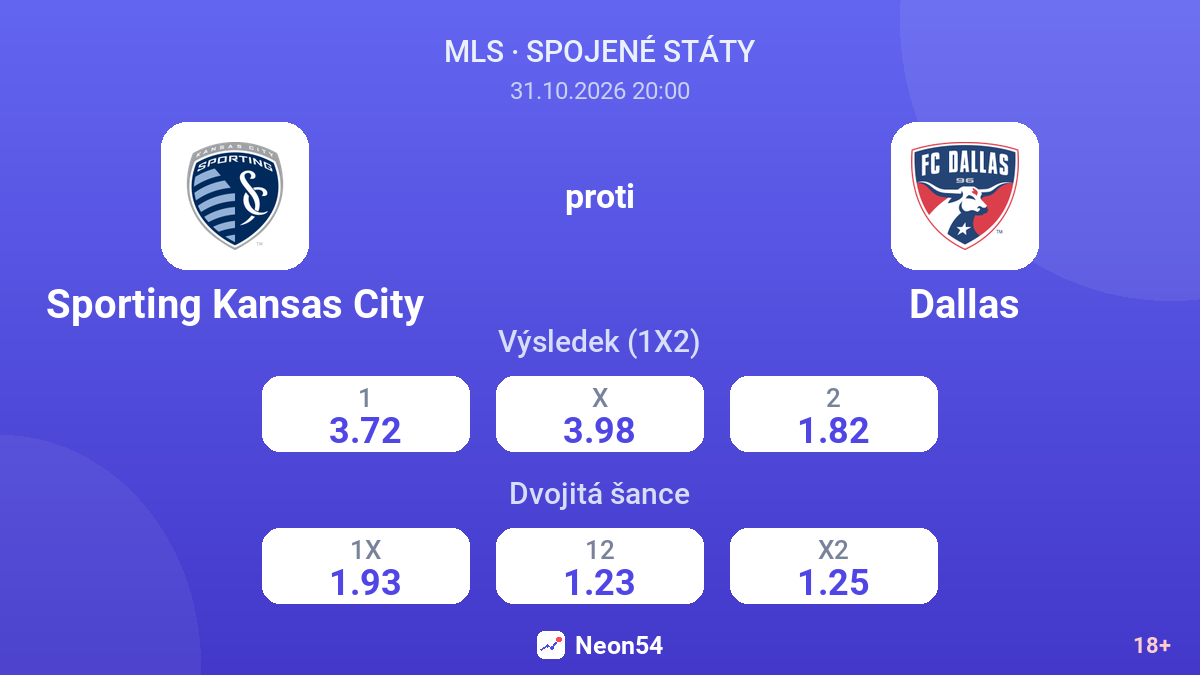 Sporting Kansas City – Dallas — kurzy